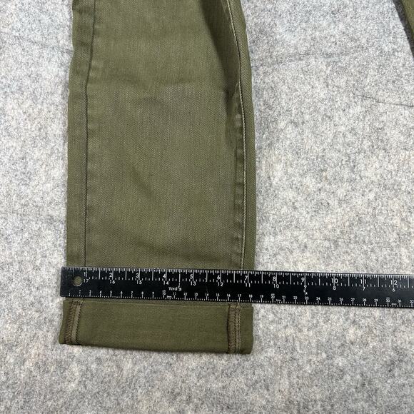 Judy Blue Jeans Women’s 28 High Waist Midnight Dark Forest Cuffed Aurora Jogger - Picture 8 of 13